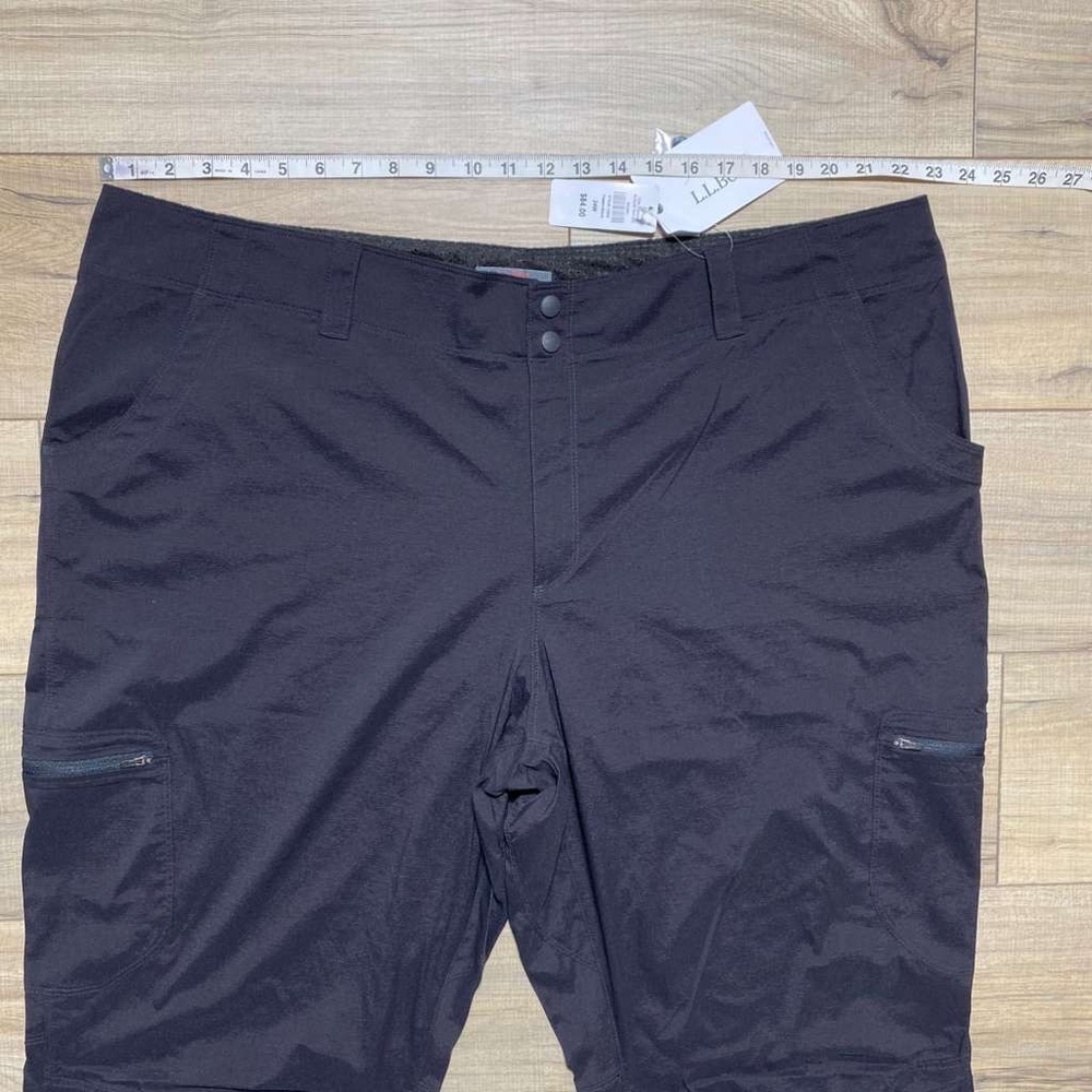 LL Bean Womens Vista Trekking Pants Size 24W Black‎ Quick Dry Lightweight - Picture 2 of 13